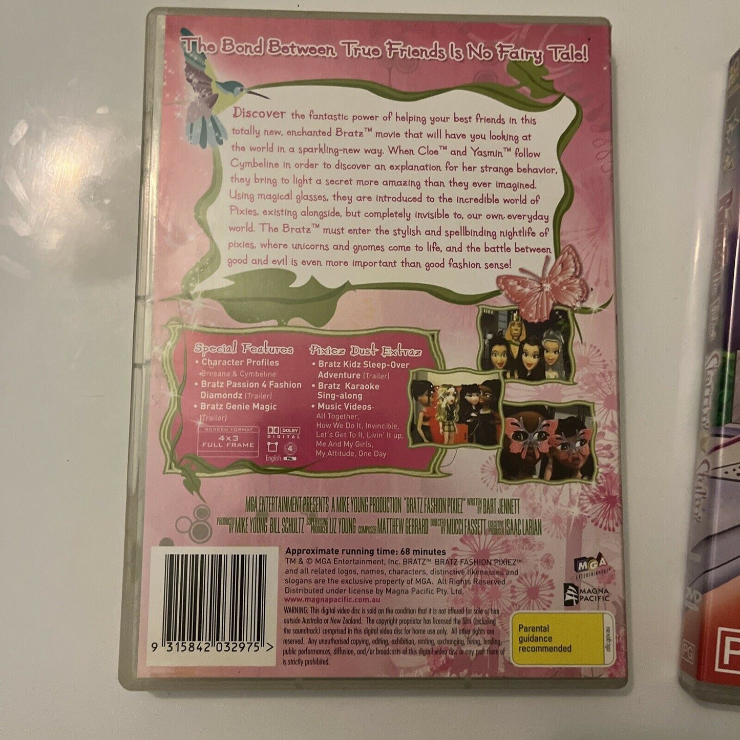 Bratz: Fashion Pixiez / Starrin' & Stylin (DVD, 2004, 2-Disc) Region 4