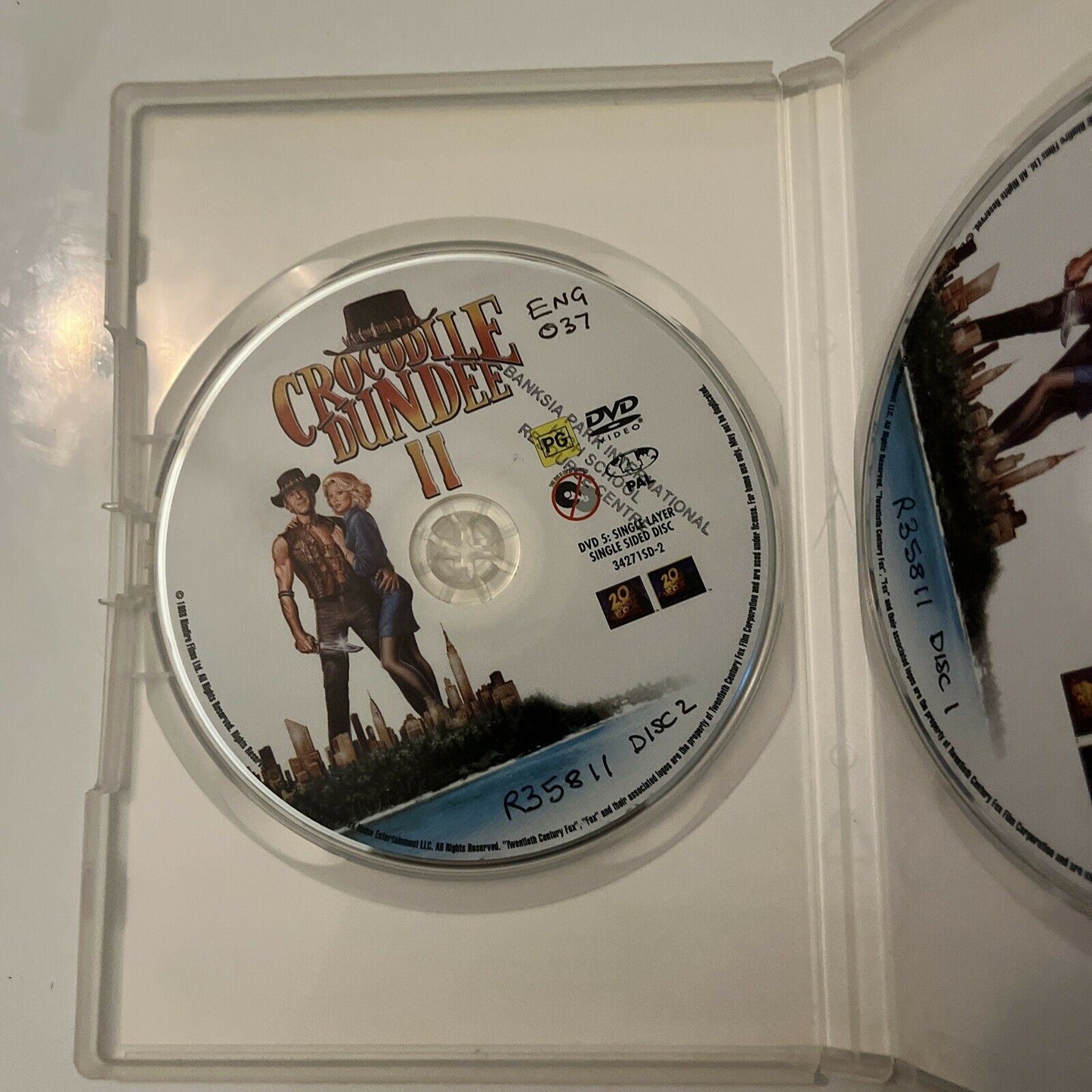 Crocodile Dundee 1 & 2 - 20th Anniversary Edition (DVD, 1988, 2-Disc) Region 4