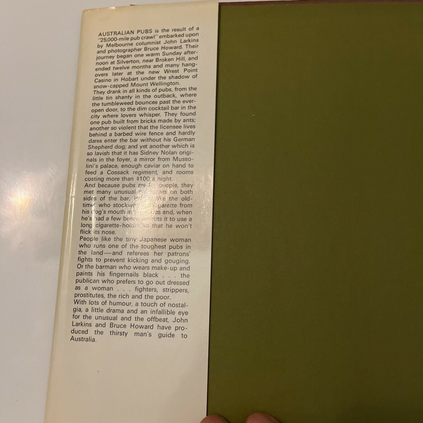 Australian Pubs - by Larkins & Howard - 1976 Hardcover Book - Australiana