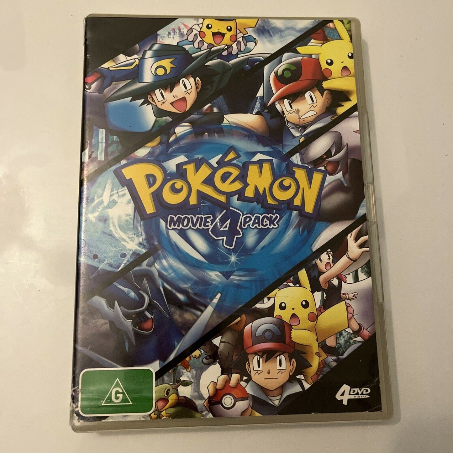 Pokemon Movie 4 Pack (DVD, 2006, 4-Disc) Region 4