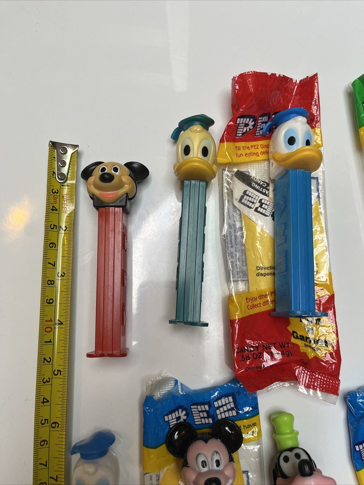 8x Disney Pez Dispensers Goofy, Mickey Mouse, Donald Duck