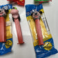 8x Disney Pez Dispensers Goofy, Mickey Mouse, Donald Duck
