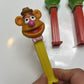 4x The Muppets Pez Dispenser: Kermit the Frog, Miss Piggy, Fozzie Bear