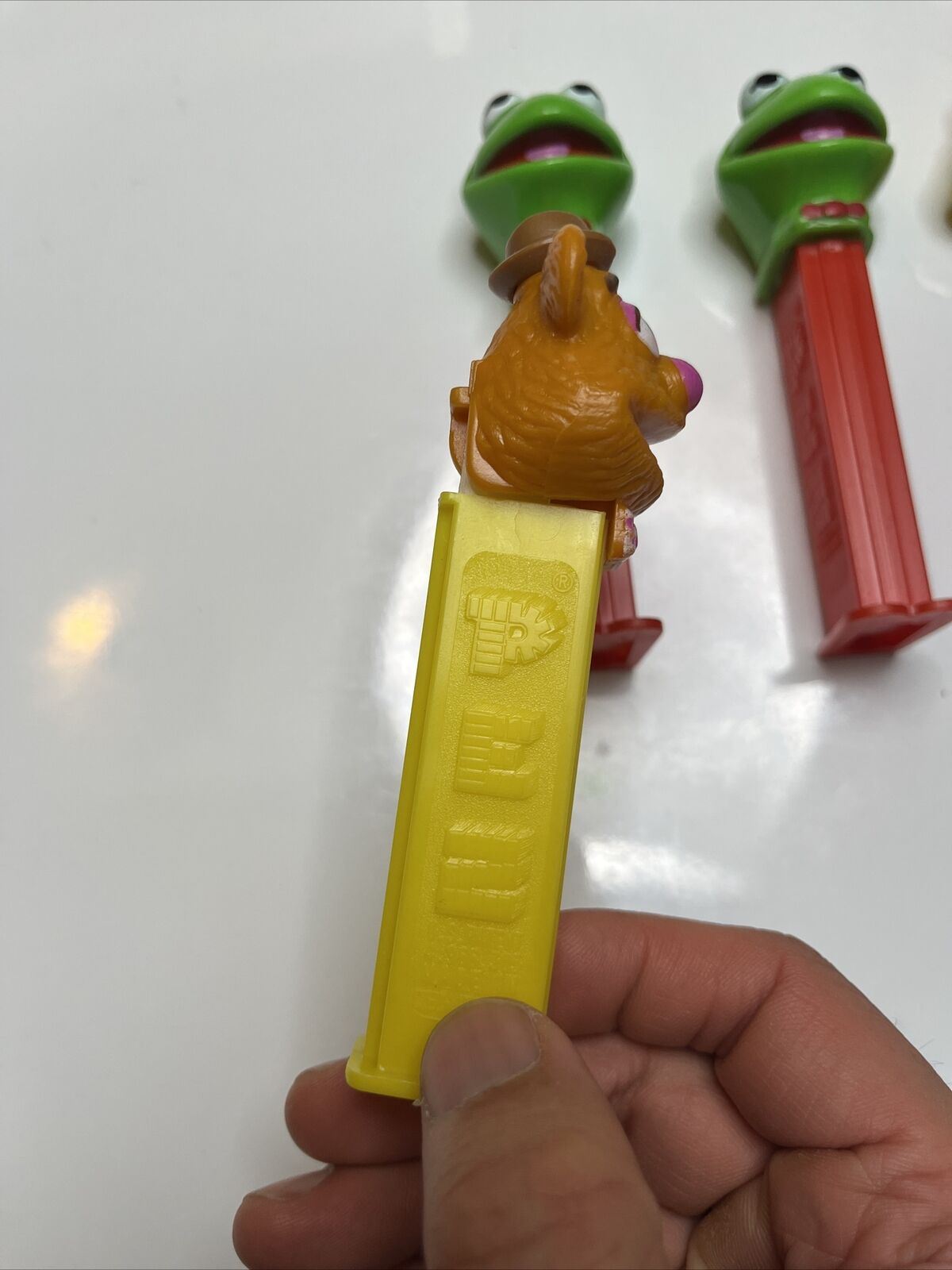 4x The Muppets Pez Dispenser: Kermit the Frog, Miss Piggy, Fozzie Bear