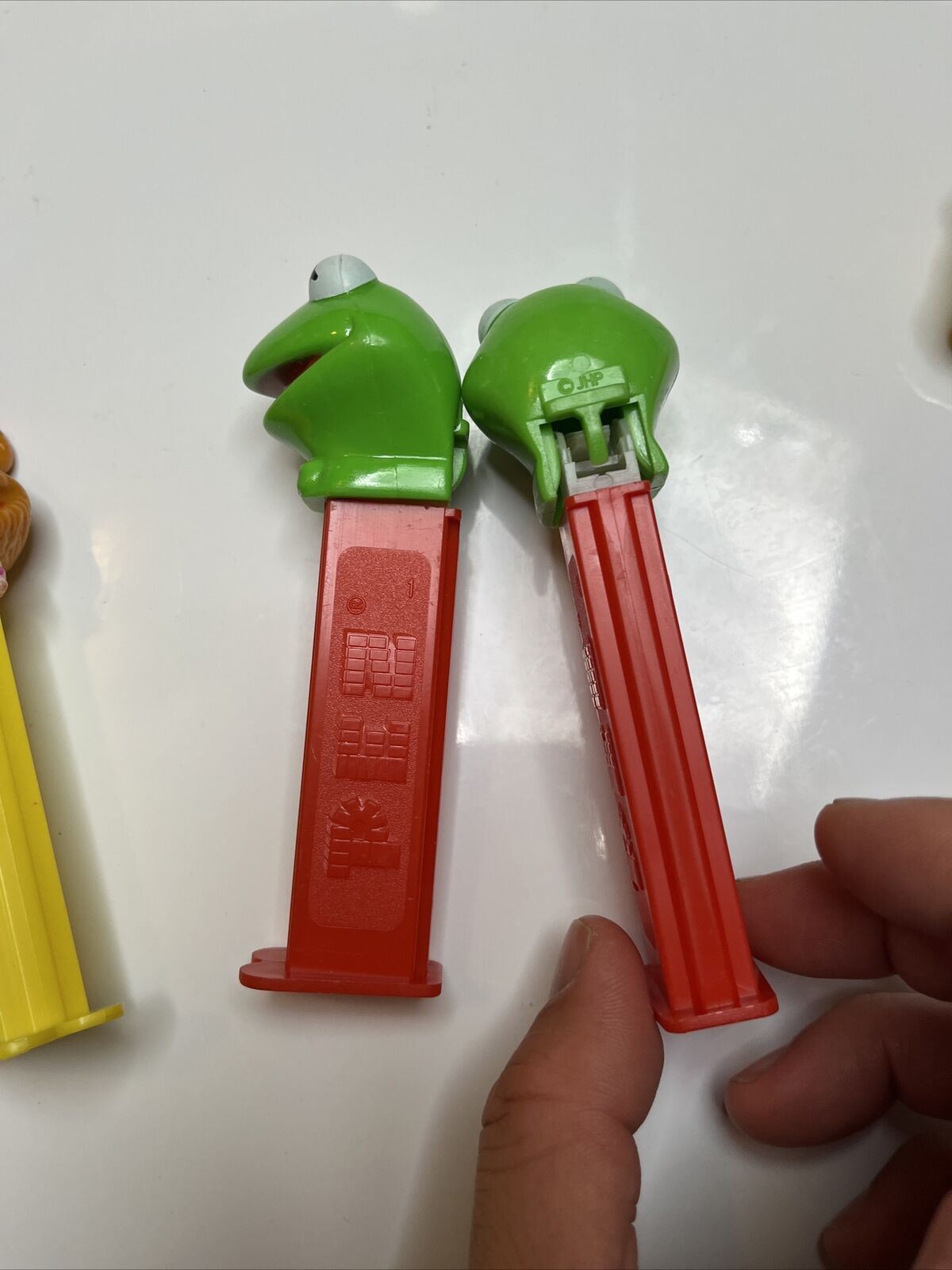 4x The Muppets Pez Dispenser: Kermit the Frog, Miss Piggy, Fozzie Bear