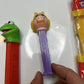 4x The Muppets Pez Dispenser: Kermit the Frog, Miss Piggy, Fozzie Bear