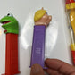 4x The Muppets Pez Dispenser: Kermit the Frog, Miss Piggy, Fozzie Bear