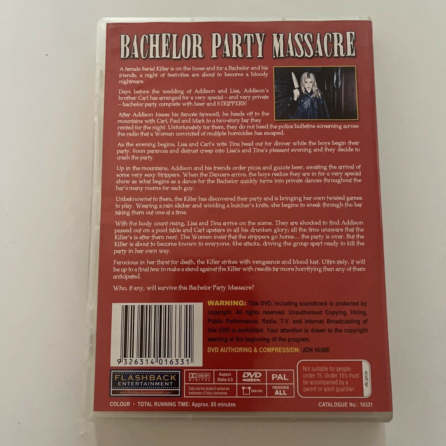 Bachelor Party Massacre (DVD, 2006)  Josh Breeding, Bay Bruner, All Regions