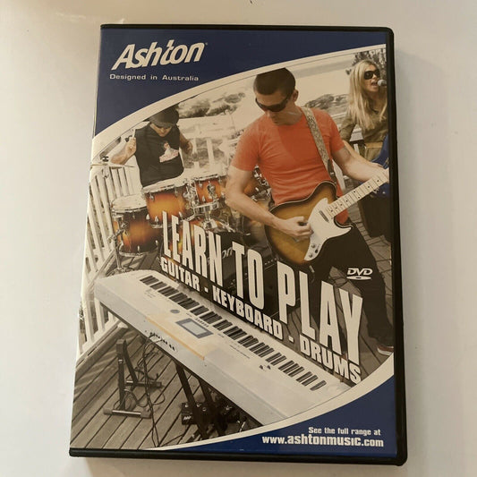 Ashton: Learn To Play Guitar Keyboard Drums (DVD) All Regions