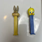 Looney Tunes Pez Dispensers: Tweety Bird, Bugs Bunny, Tasmanian Devil, Yosemite