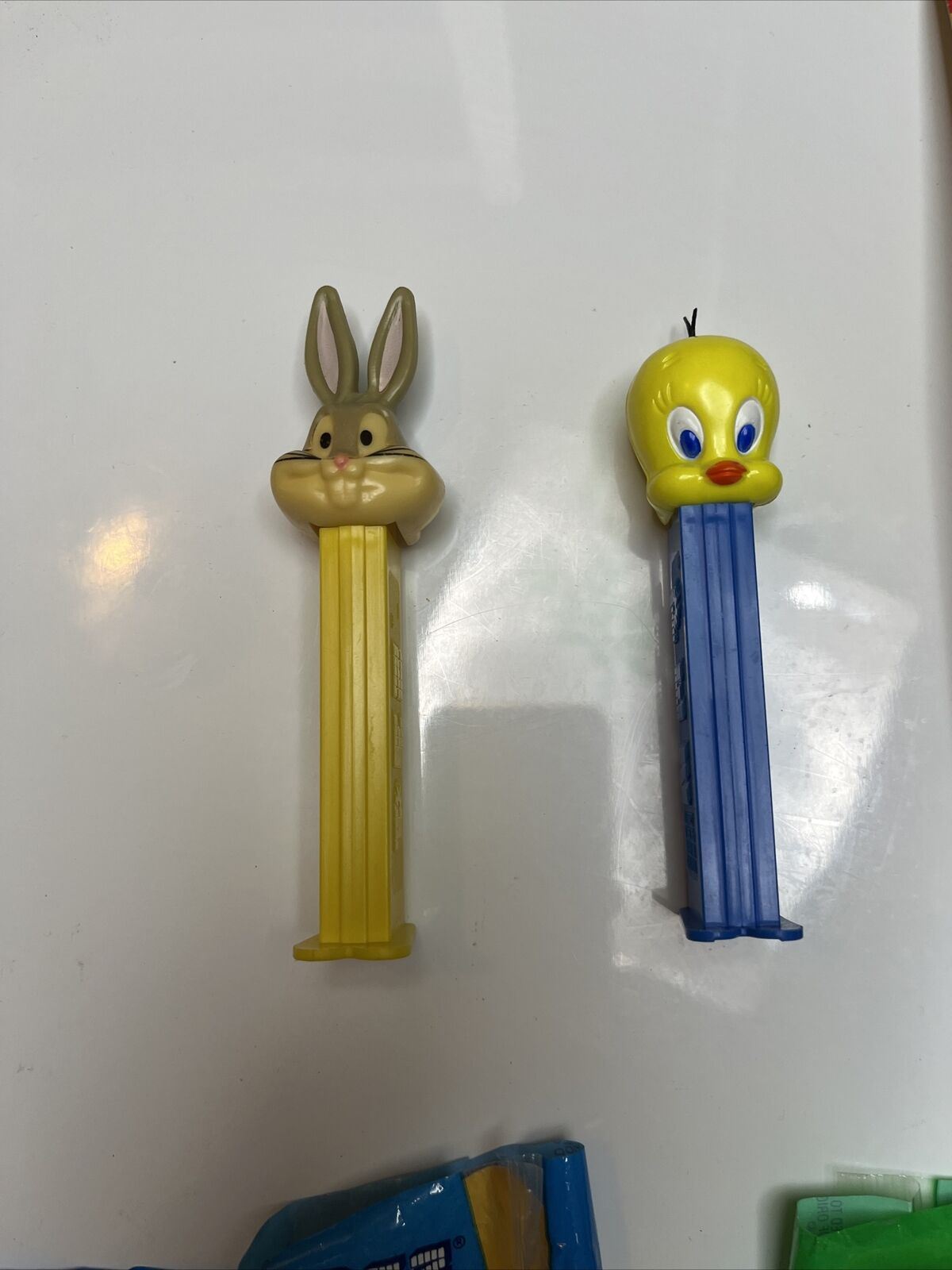 Looney Tunes Pez Dispensers: Tweety Bird, Bugs Bunny, Tasmanian Devil, Yosemite