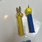Looney Tunes Pez Dispensers: Tweety Bird, Bugs Bunny, Tasmanian Devil, Yosemite