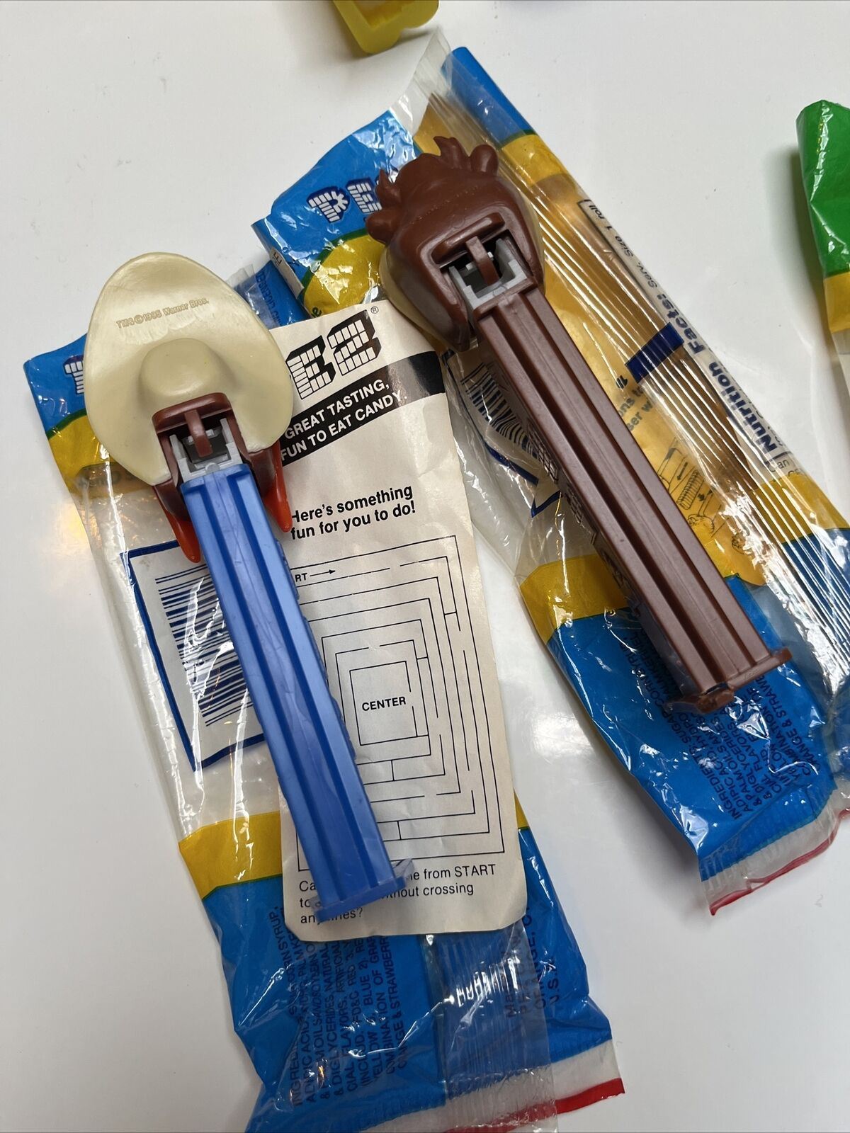 Looney Tunes Pez Dispensers: Tweety Bird, Bugs Bunny, Tasmanian Devil, Yosemite