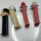 4x The Smurfs Pez Dispensers: Papa Smurf, Clumsy Smurf, Gargamel