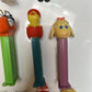 11x Pez Dispensers: Garfield, Batman, Barney, Pebbles, Tyke, The Ant & Aardvark