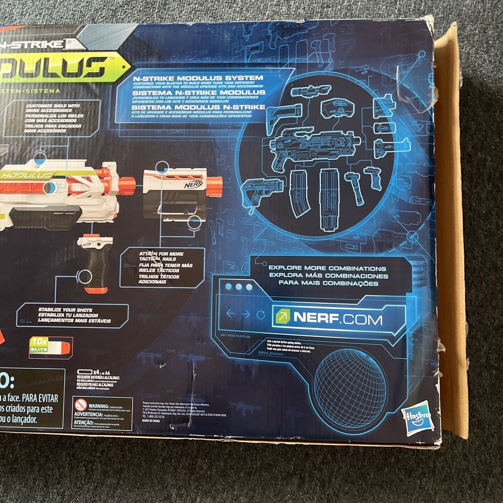 J'ai assemblé le BLASTER NERF ULTIME Regulator Tri-Strike ECS-10 Jouet  Hasbro Modulus 