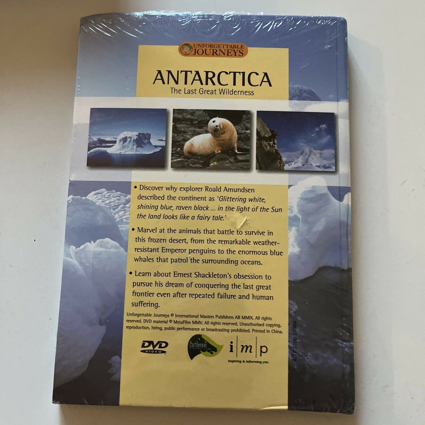 *New Sealed* Antarctica: The Last Great Wilderness (DVD+Book, 2009)