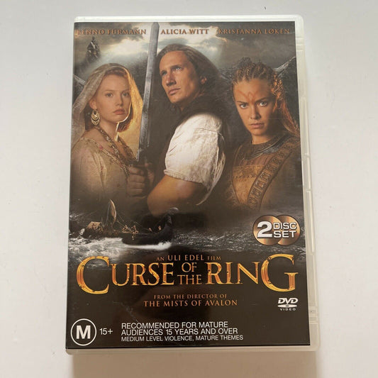 Curse Of The Ring (DVD, 2004, 2-Disc) Julian Sands, Max Von Sydow, Region 4