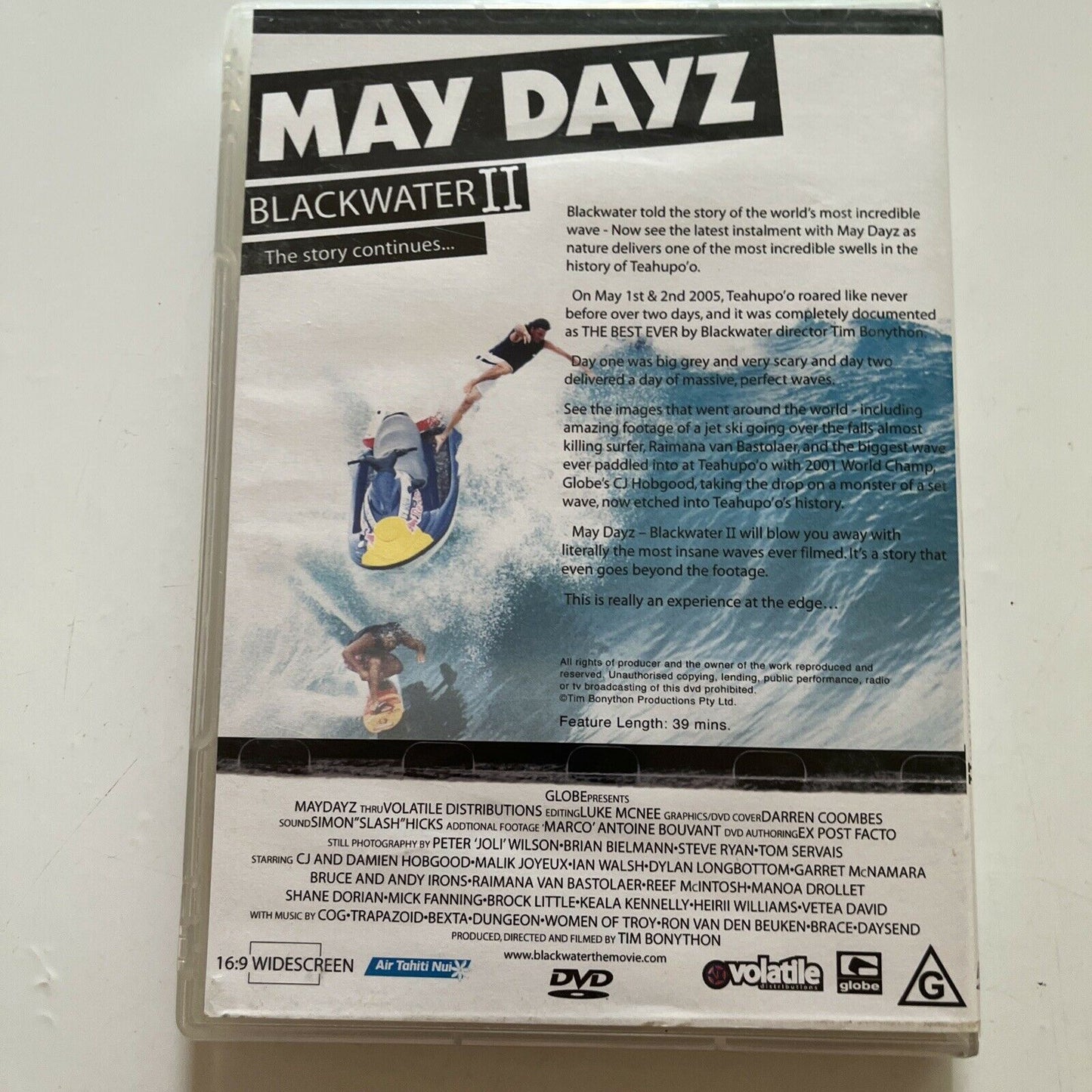 May Dayz: Blackwater II - A Film by Tim Bonython (DVD) All Regions