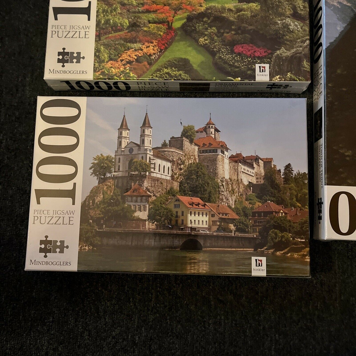 *New* Mindbogglers Puzzles: Aarburg Castle, Town Of Trient, Ornamental Garden
