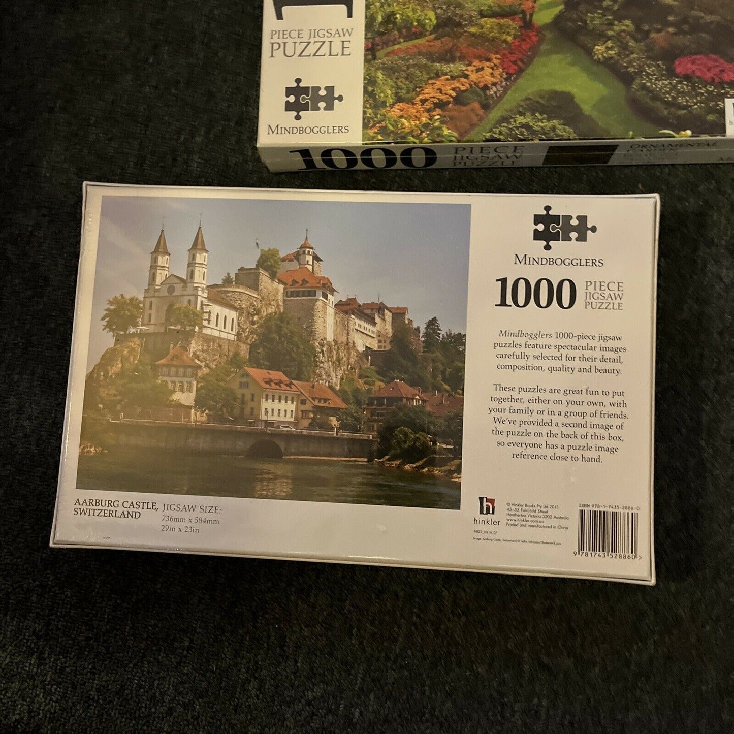 *New* Mindbogglers Puzzles: Aarburg Castle, Town Of Trient, Ornamental Garden