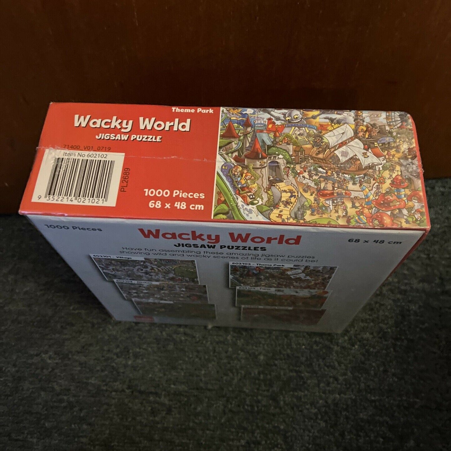 *New Sealed* Wacky World - Theme Park 1000 Piece Jigsaw Puzzle