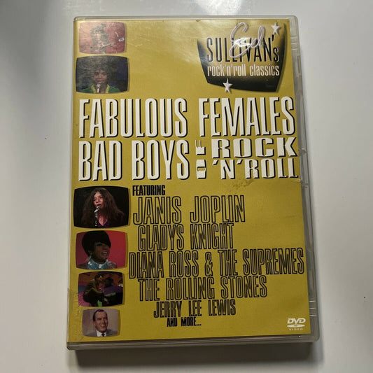 Ed Sullivan's Rock n' Roll Classics - Fabulous Females / Bad Boys (DVD) Region 4