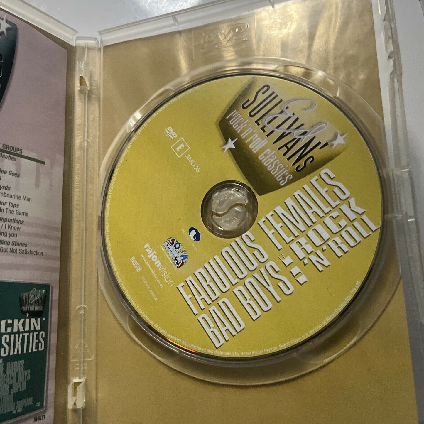 Ed Sullivan's Rock n' Roll Classics - Fabulous Females / Bad Boys (DVD) Region 4