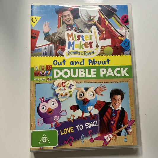 Mister Maker: Comes to Town Out & About / Giggle and Hoot Love to Sing DVD