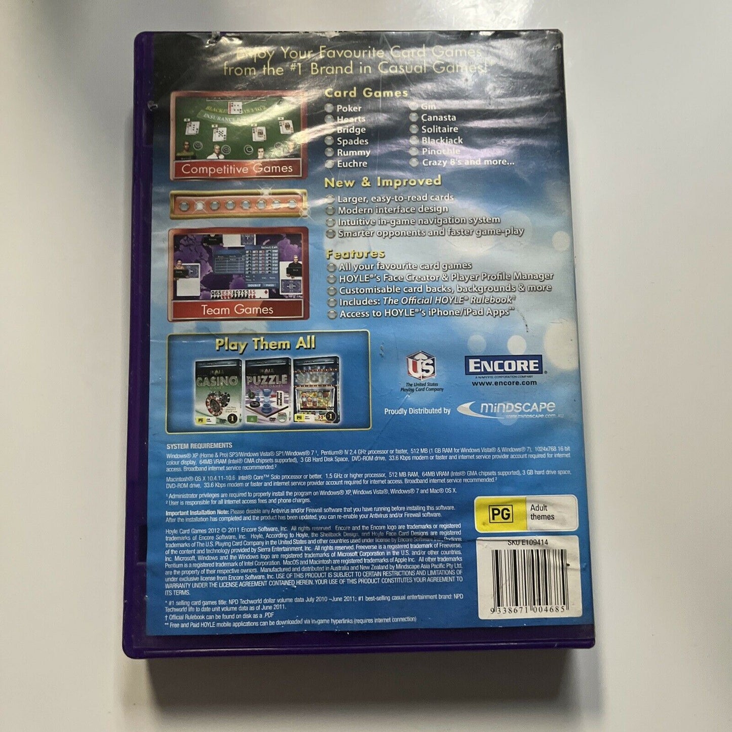 Hoyle Card Games PC DVD-ROM