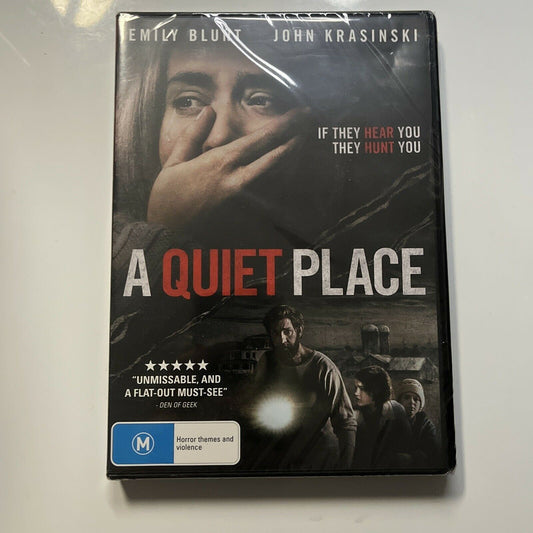 *New Sealed* A Quiet Place (DVD, 2018) Emily Blunt, John Krasinski Region 4