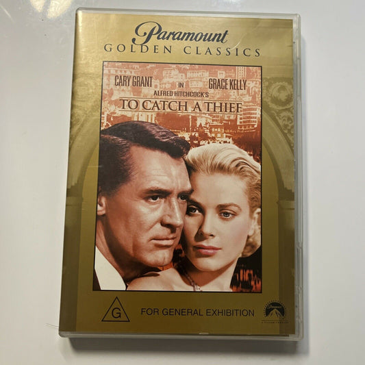 To Catch A Thief (DVD, 1954) Grace Kelly, Cary Grant, Alfred Hitchcock Region 4