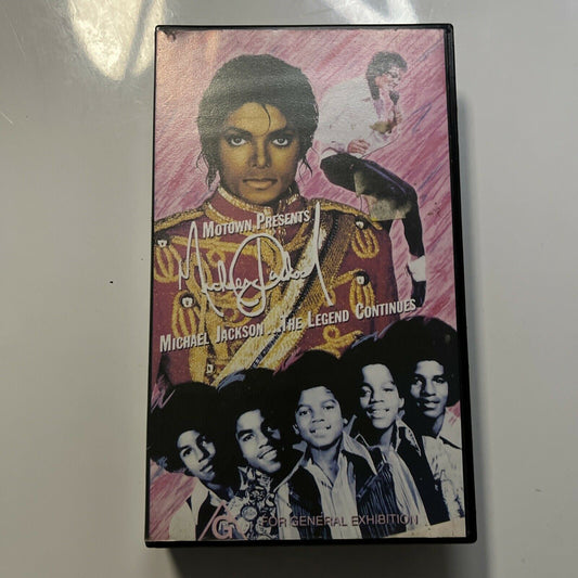 Michael Jackson The Legend Continue on (VHS, 1988) PAL