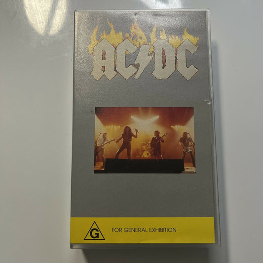 AC/DC (VHS, 1989) ACDC Bon Scott PAL