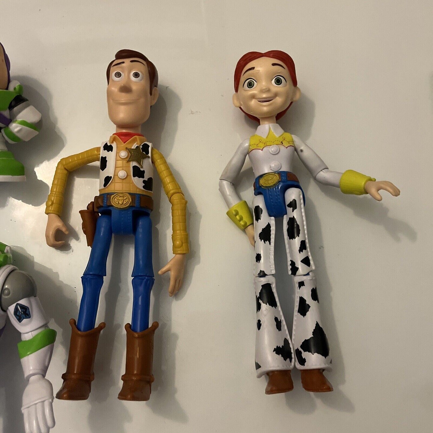 Toy Story Figures: Jessie 7" 2017, Woody 8" 2018, Buzz Lightyear 7" 2018 & 4"