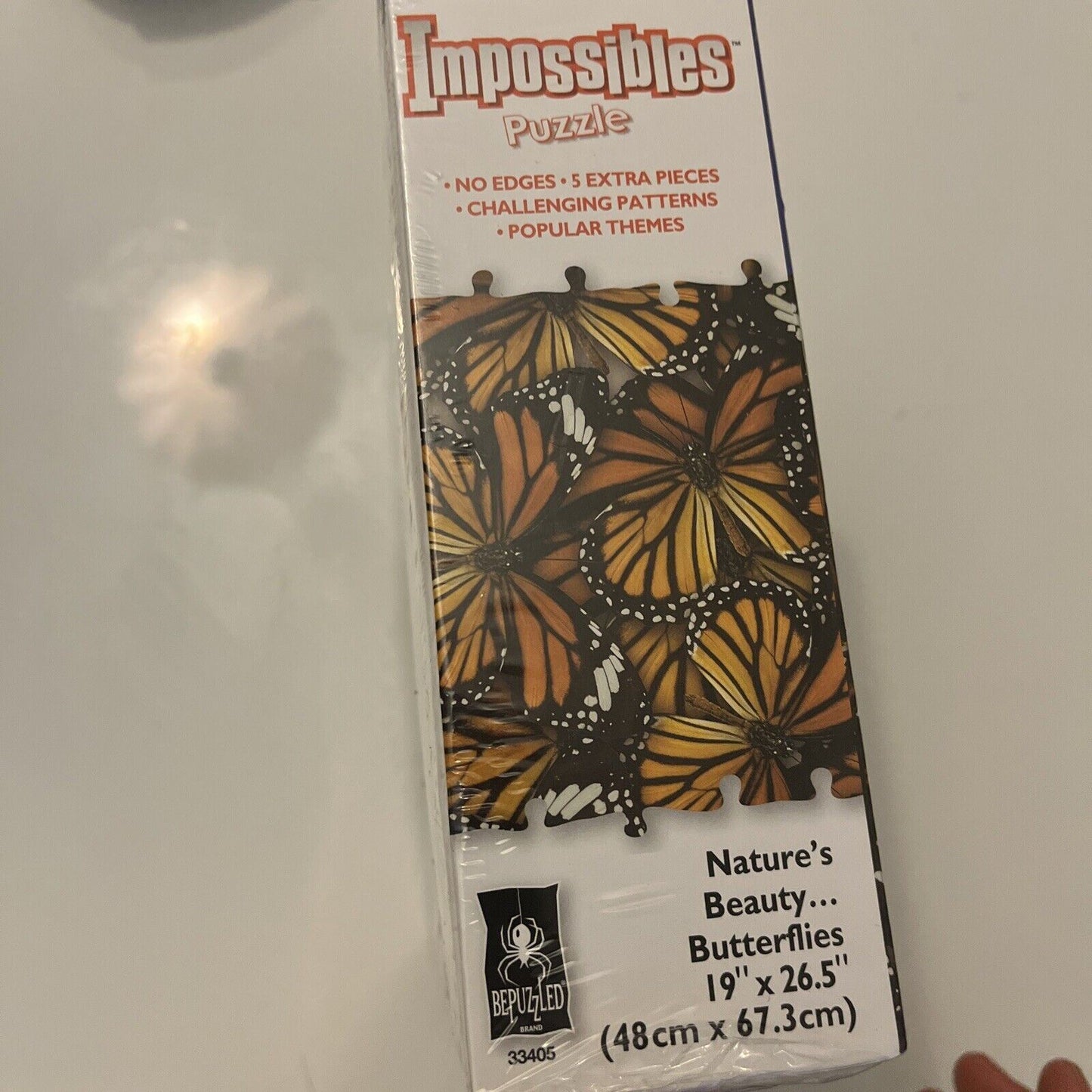 *New Sealed* Nature's Beauty Butterflies Impossibles 1000 Piece Puzzle 48x67.3cm