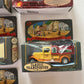 7x Classic Transporter Die Cast Truck Pull Back Action