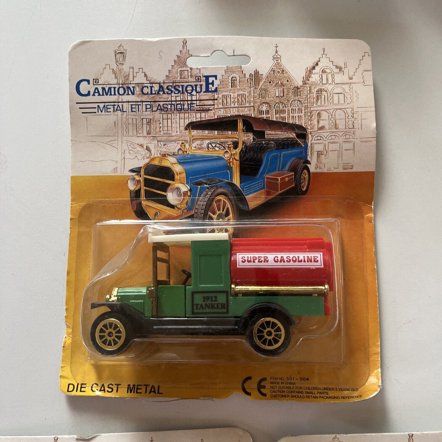 3x Camion Classiqie Die Cast Metal Trucks