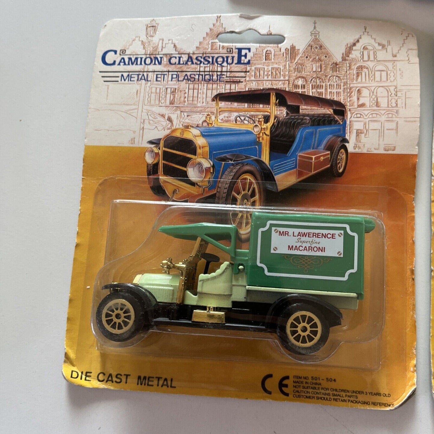 3x Camion Classiqie Die Cast Metal Trucks