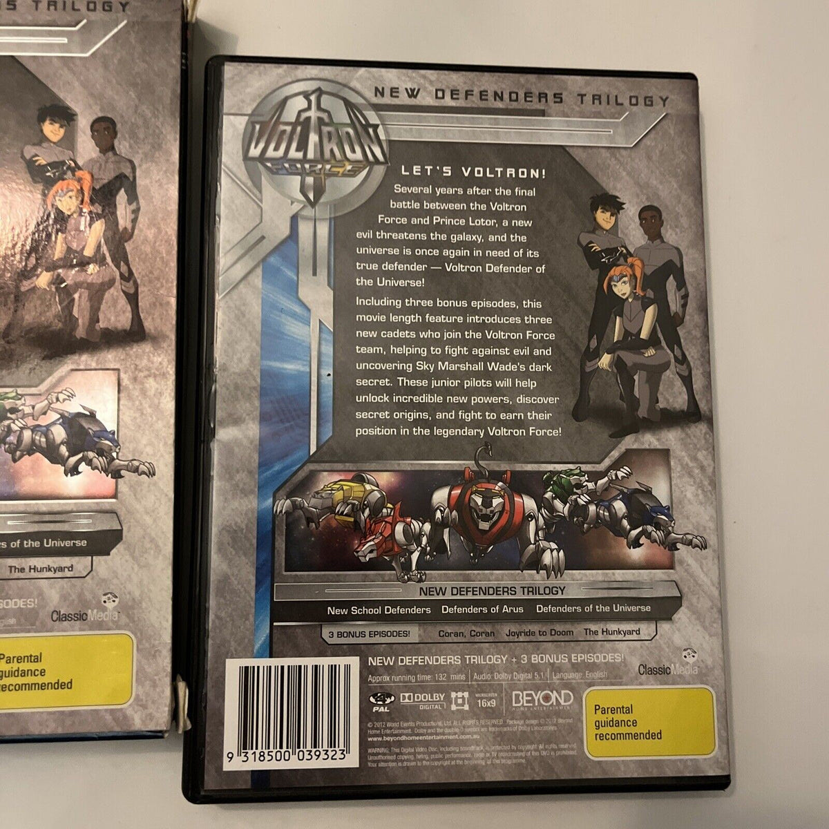 Voltron Force - New Defenders Trilogy (DVD, 2012) Region 4