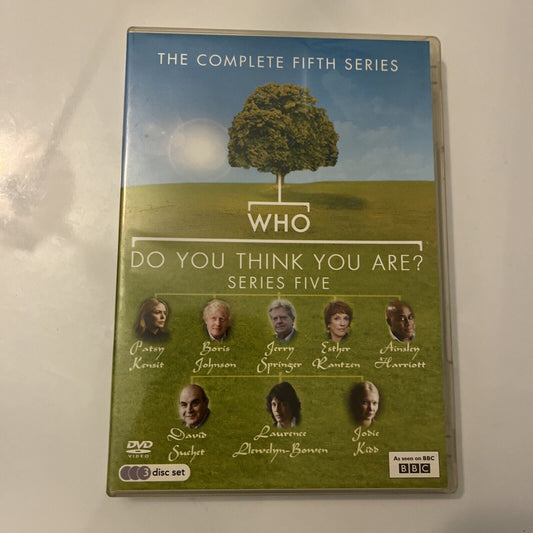 Who Do You Think You Are - Fifth Series UK (DVD, 2008, 3-Disc) All Regions
