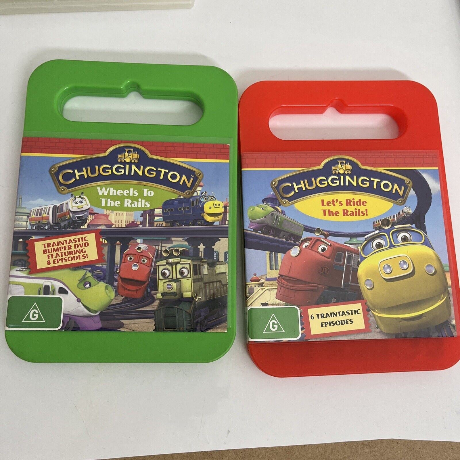 Chuggington Us Let's Ride The Rails Chuggington - Let's Ride The Rails / Wheels To The Rails (DVD) Region ...