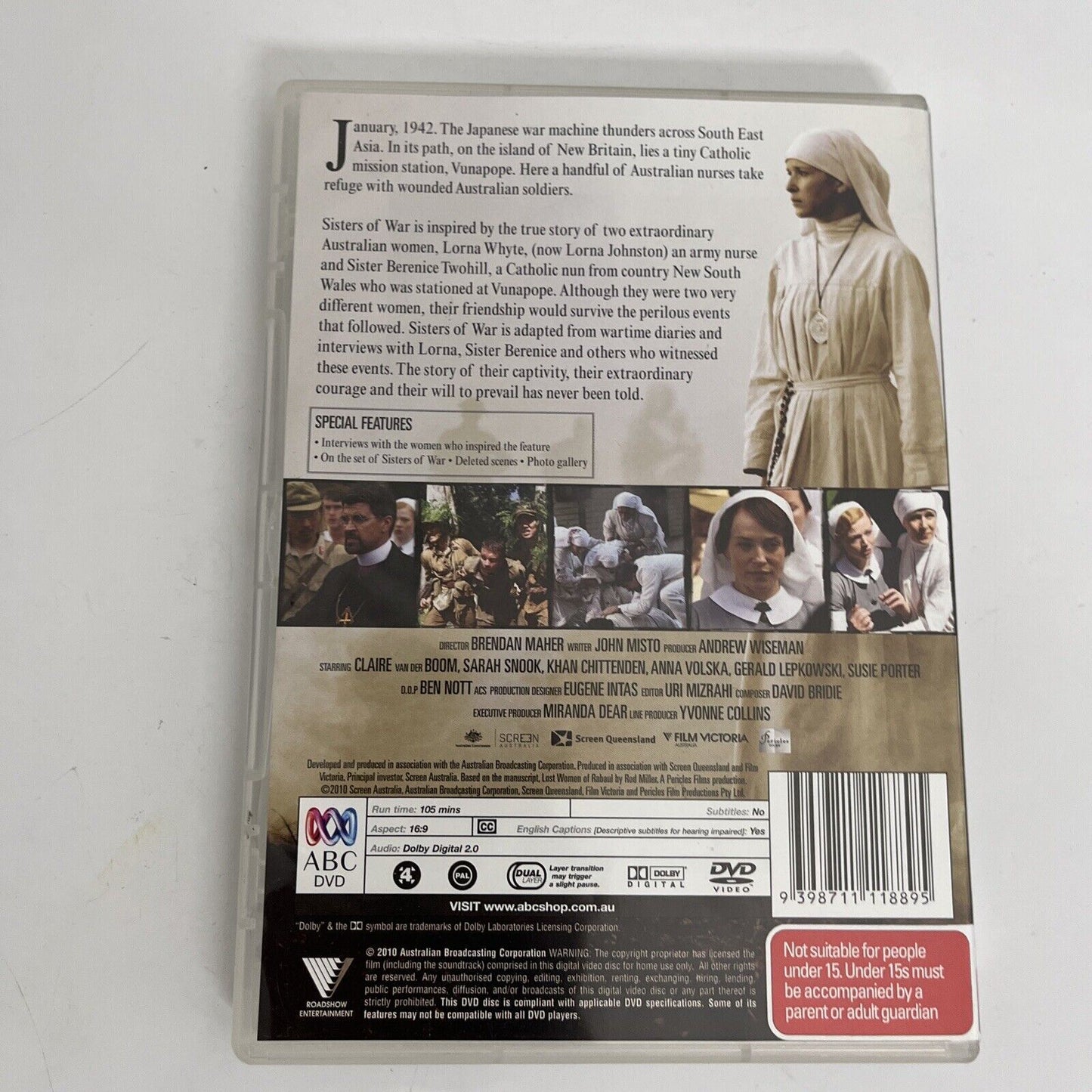 Sisters Of War (DVD, 2010) NEW Claire van der Boom, Gerald Lepkowski Region 4