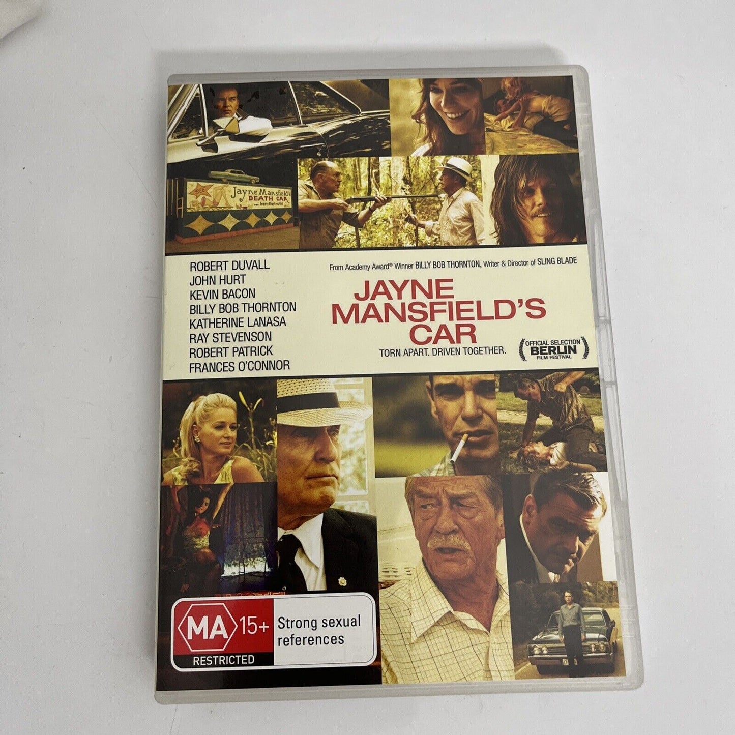 Jayne Mansfield's Car (DVD, 2012) NEW Kevin Bacon, Robert Duvall Region 4