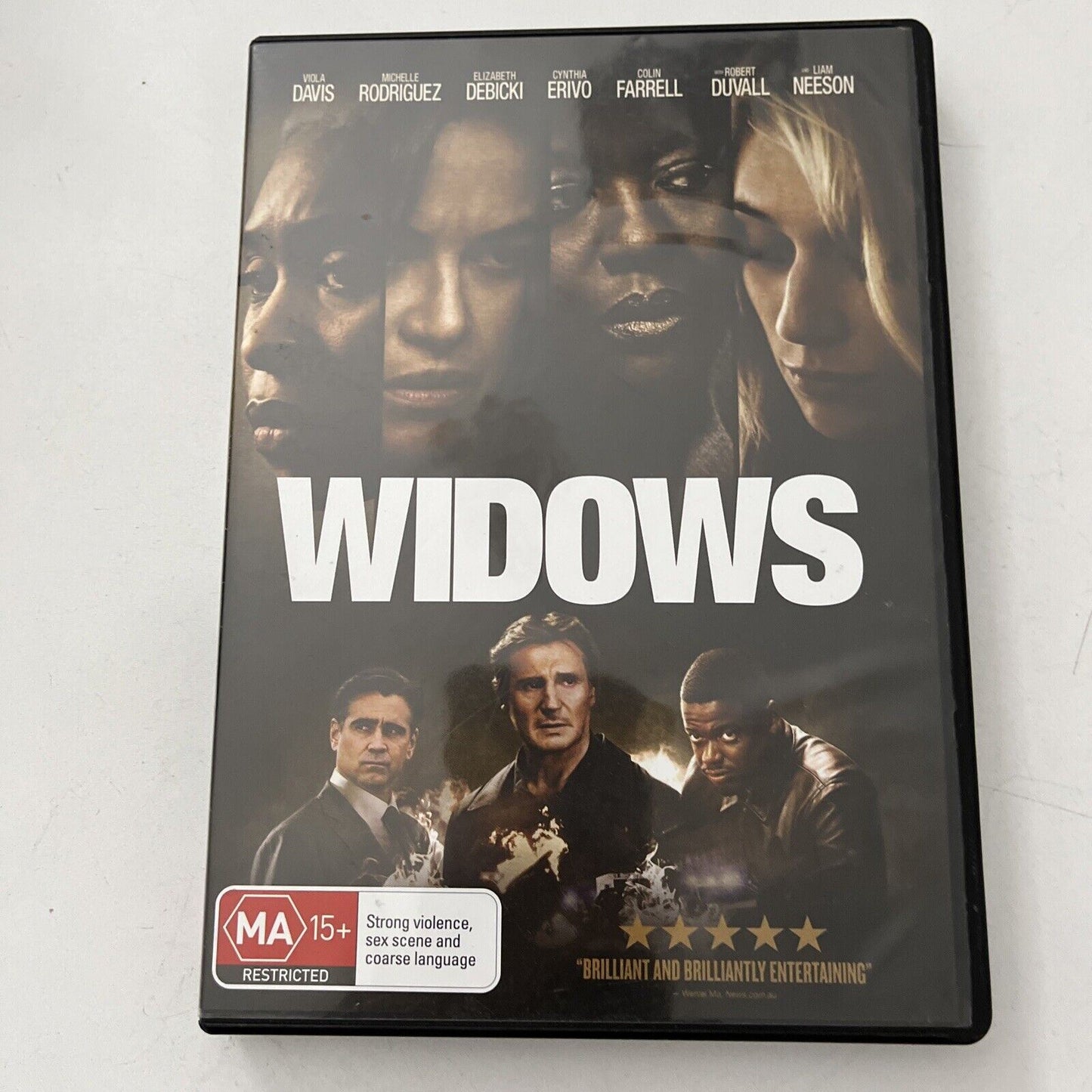 Widows (DVD, 2018) NEW Viola Davis, Liam Neeson, Colin Farrell, Region 4