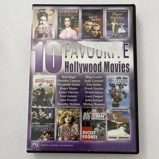 10 Favourite Hollywood Movies 1932 - 1955 (DVD, 2002) 4 Disc All Regions