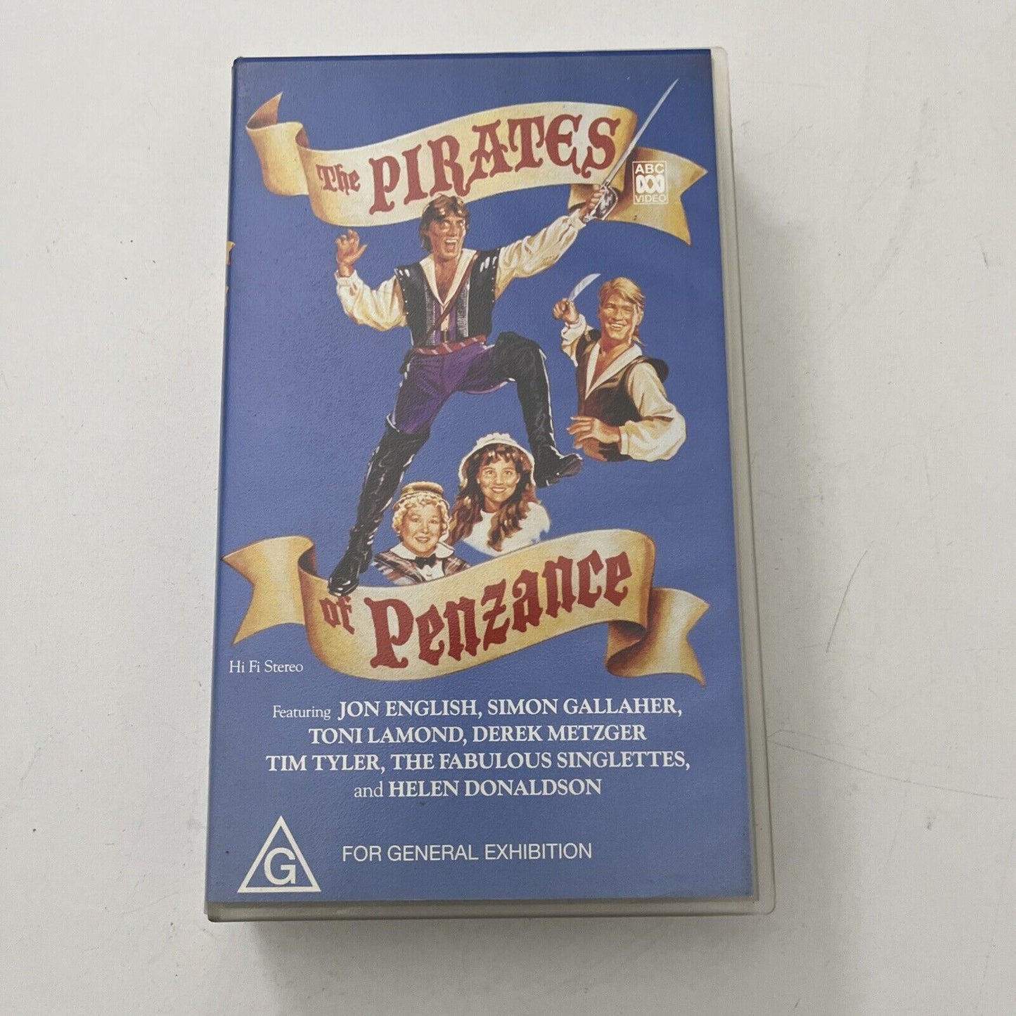 Gilbert & Sullivan: The Pirates of Penzance :  Jon English (VHS, 1994) PAL