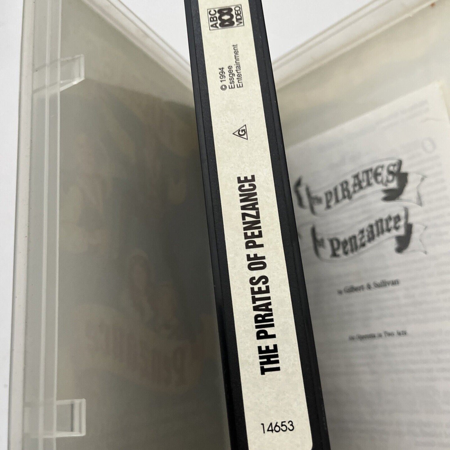 Gilbert & Sullivan: The Pirates of Penzance :  Jon English (VHS, 1994) PAL