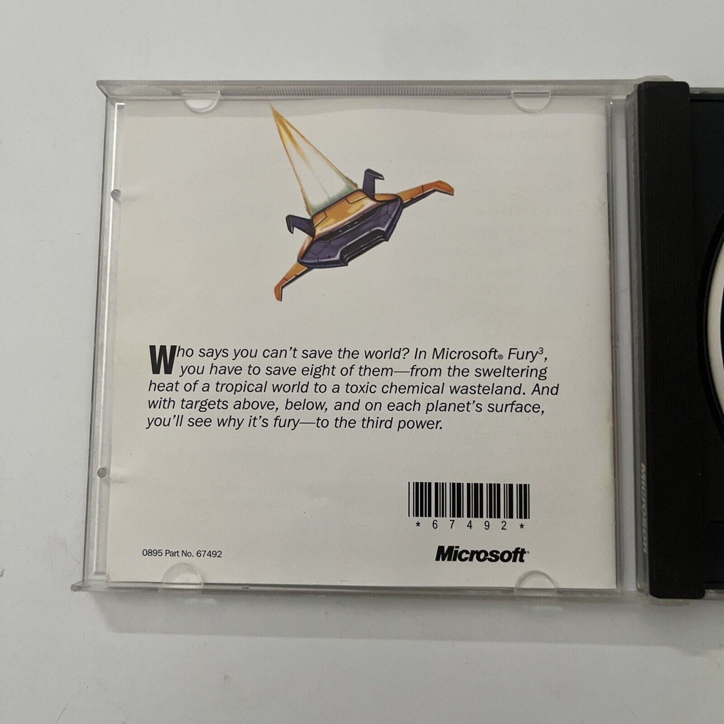 Microsoft Fury 3 PC CD-ROM Windows 95