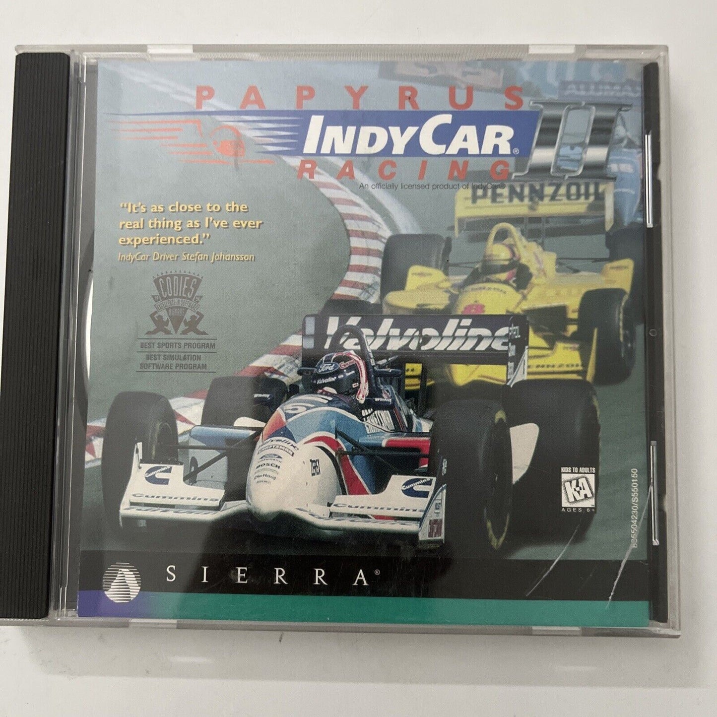 IndyCar Racing II Papyrus PC CD-ROM 1996